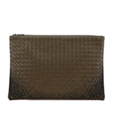 Nappa Intrecciato Stitched Clutch